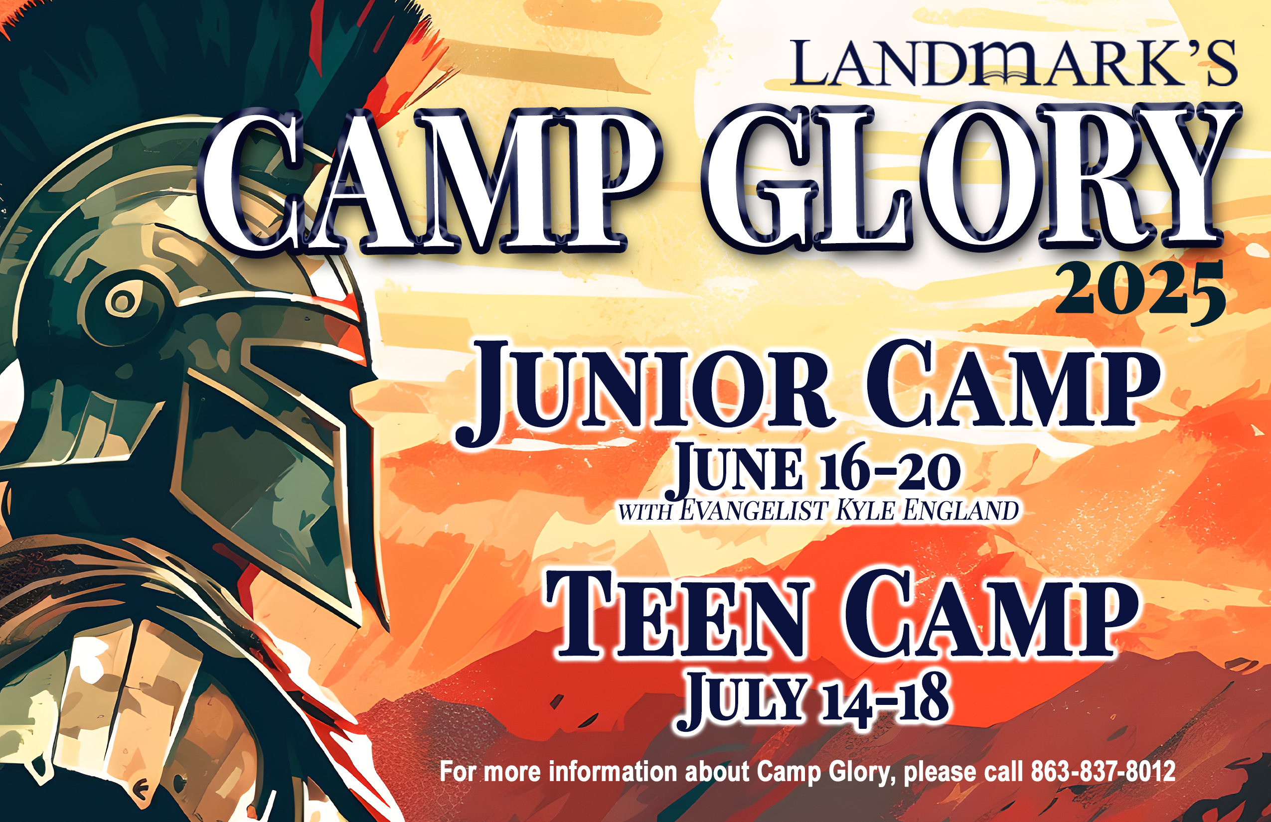 Camp Glory 2025 - Invite Card